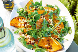Pumpkin Spinach Salad