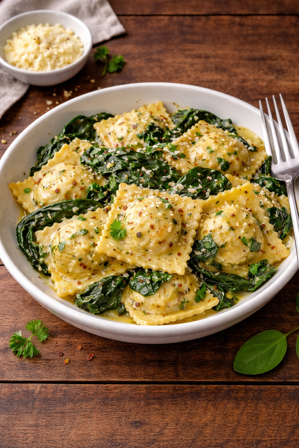 Spinach Ricotta Ravioli